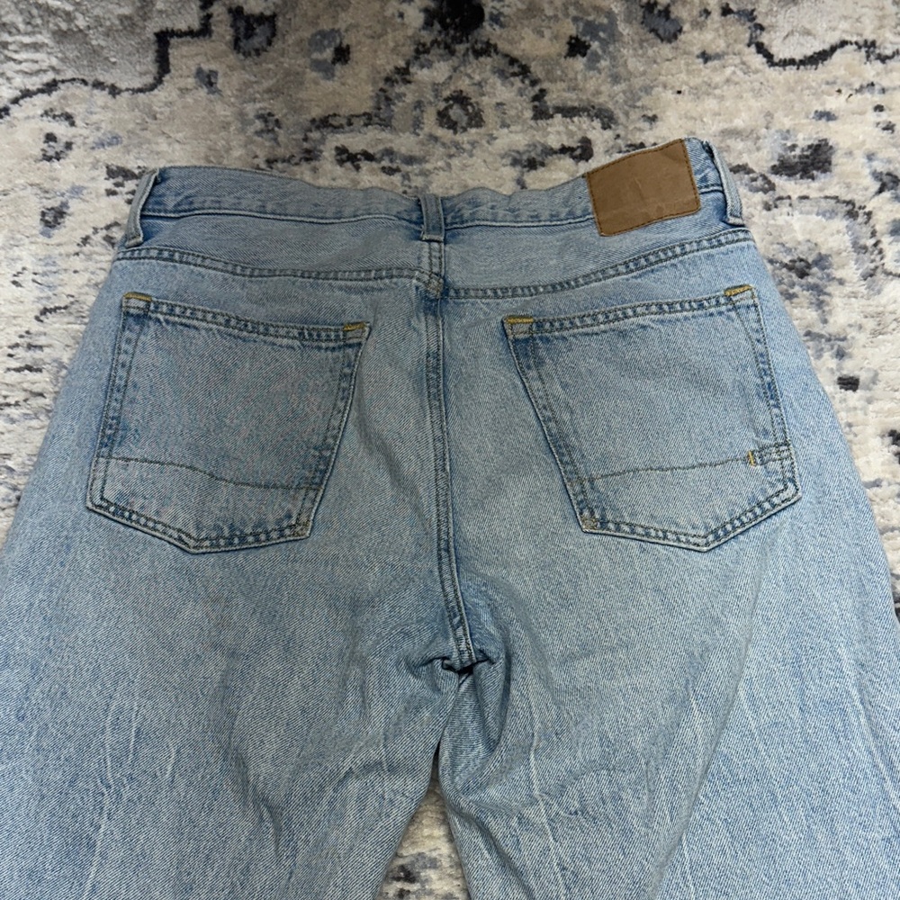 Aeropostale Baggy Jeans Men’s 29x30 Light Wash Denim 100% Cotton Y2K Style - Picture 6 of 8